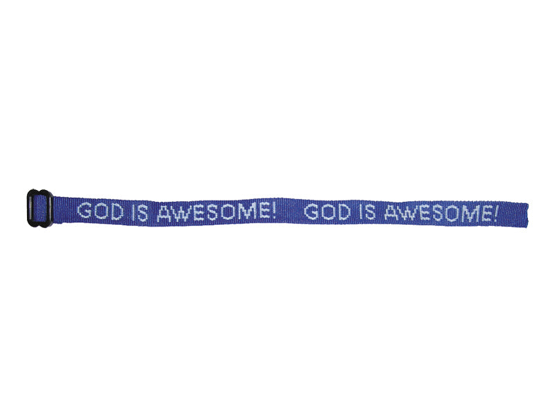 God is Awesome - Royal blue