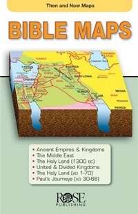 Then And Now Bible Maps Pamphlet (Pack Of 5)