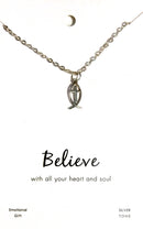 Ketting Believe with all your heart