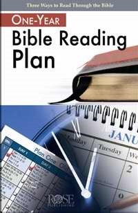 One-Year Bible Reading Plan Pamphlet (Pack Of 5)