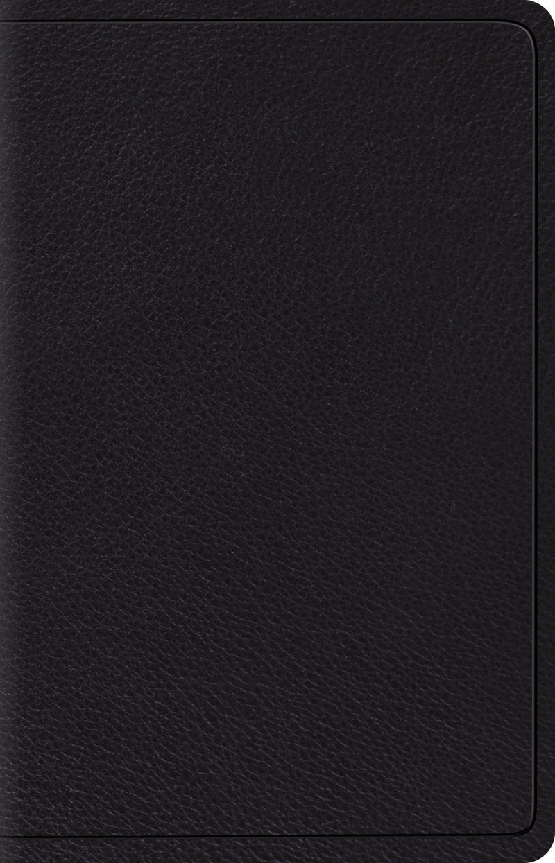 ESV Wide Margin Reference Bible-Black Top Grain Leather