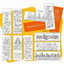 10 Images of Joy Colouring bookmarks