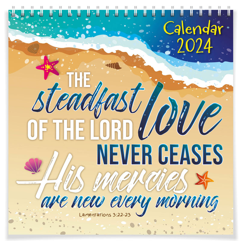 Christian wall calendar 2024