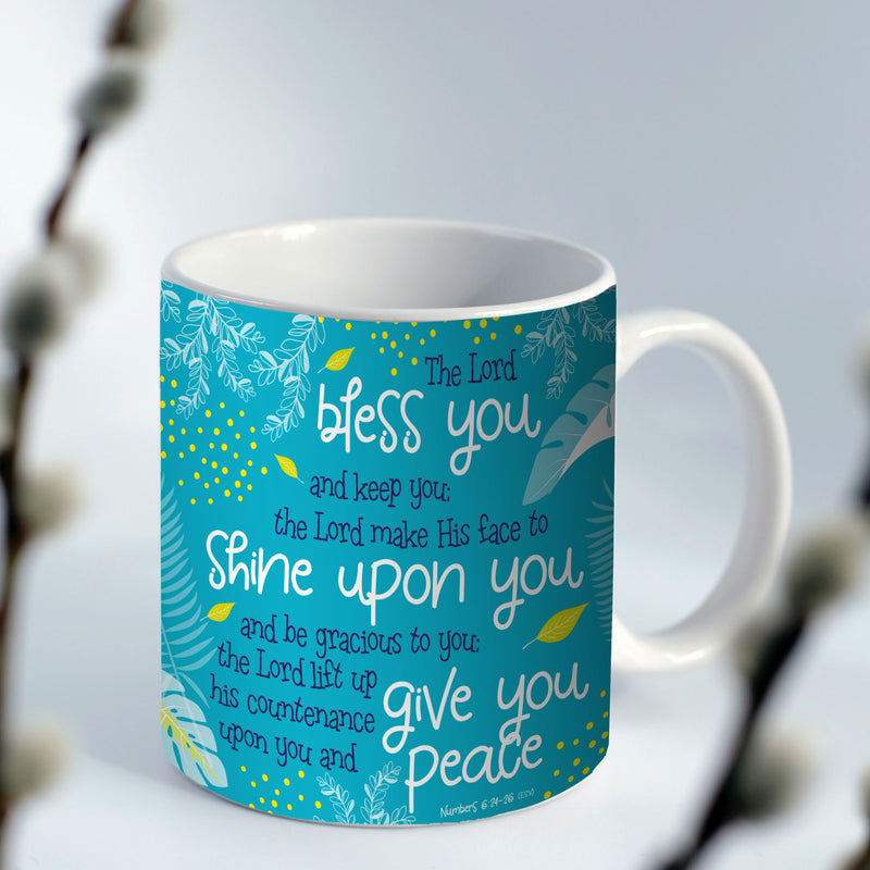 Bless You (Teal) Christian Mug