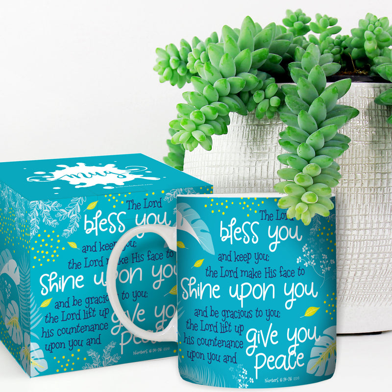 Bless You (Teal) Christian Mug