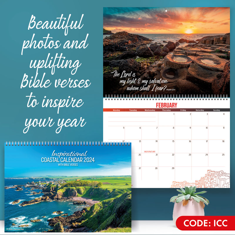 Inspirational Coastal Calendar 2024