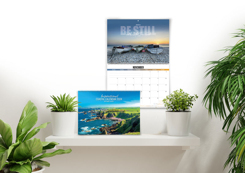 Inspirational Coastal Calendar 2024