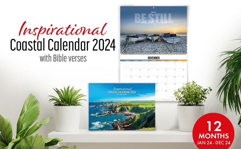 Inspirational Coastal Calendar 2024