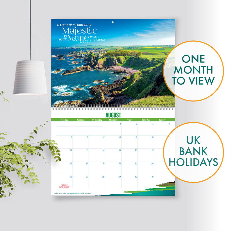 Inspirational Coastal Calendar 2024