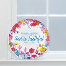 God is trouw keramische hangende decoratie