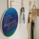 Majestueuze keramische hangdecoratie