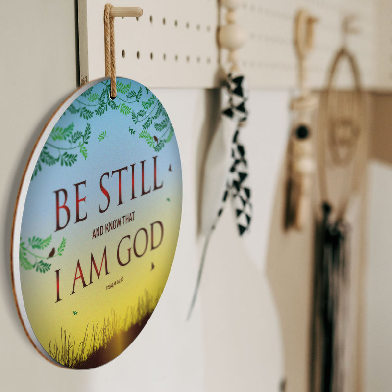 Be still ceramic hanging decoration