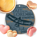 Adelaarsvleugels keramische hangdecoratie