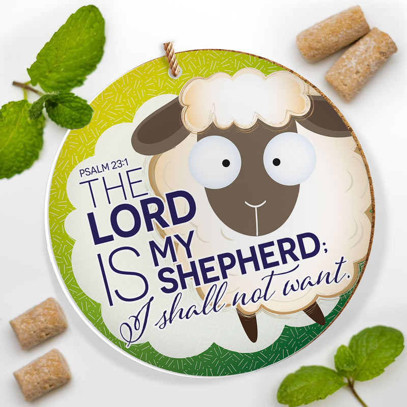 The Lord is my Shepherd  hanging decorat