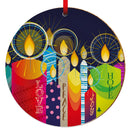 Kaarsen keramische decoratie