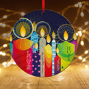 Kaarsen keramische decoratie