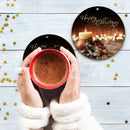 Kerstkaars keramische decoratie