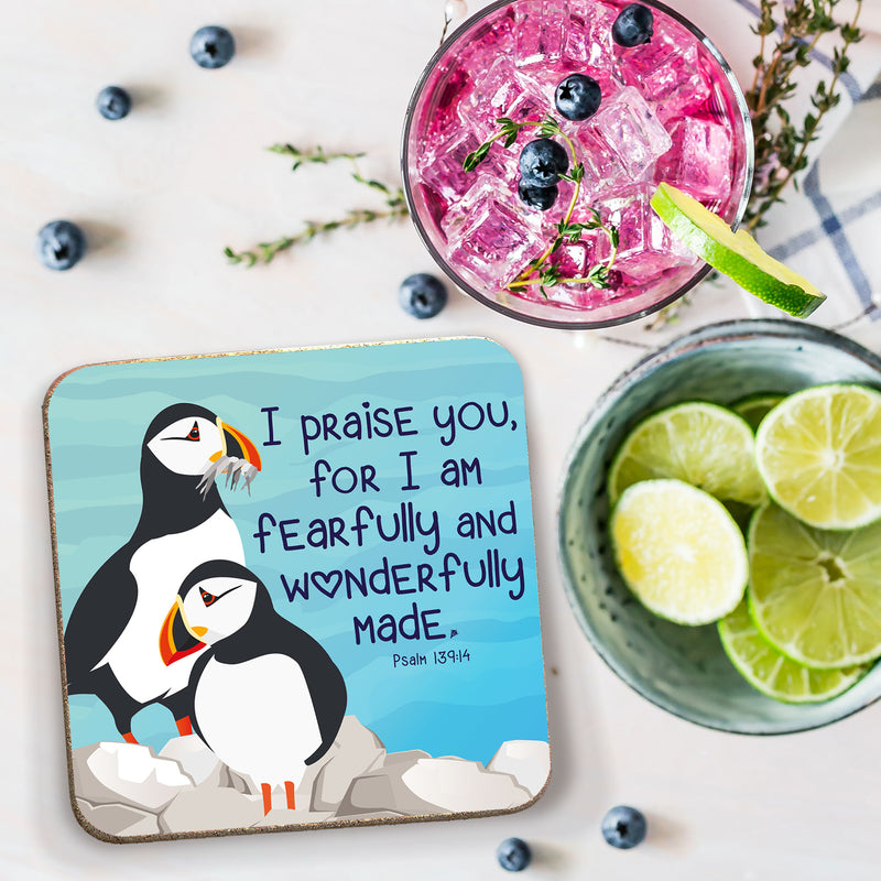 Fearfully and wonderfully made coaster