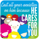 Hij geeft om je onderzetter