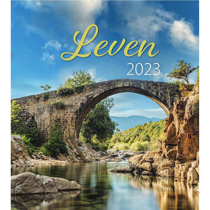 Kalender met Ansichtkaarten LEVEN, 2023 Bureau/wand kalender