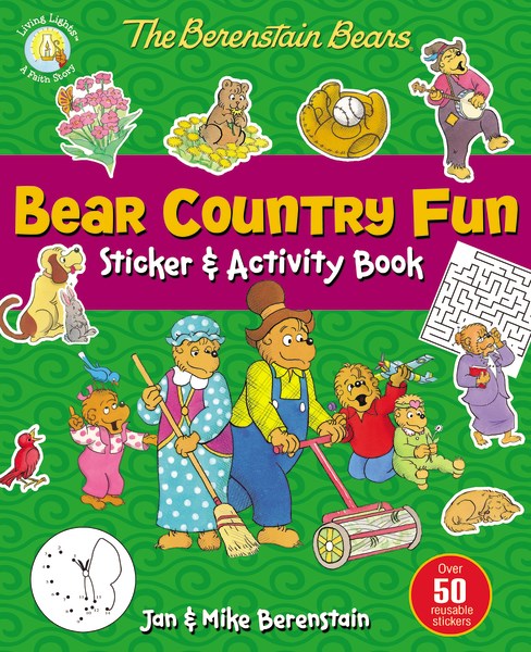 The Berenstain Bears Bear Country Fun Sticker And Activity Book (Living Lights)