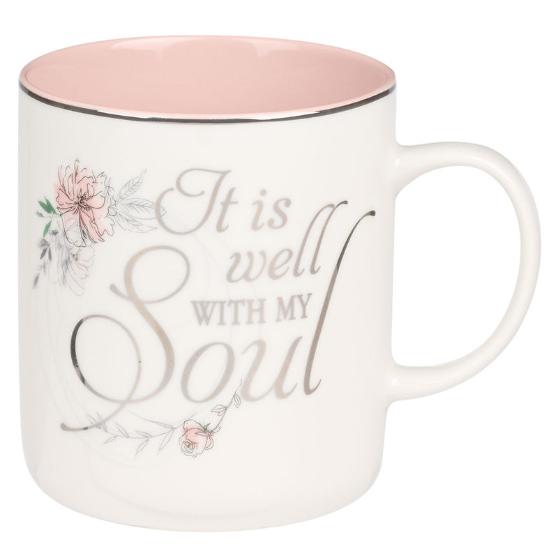 It Is Well Pink Ceramic Mug