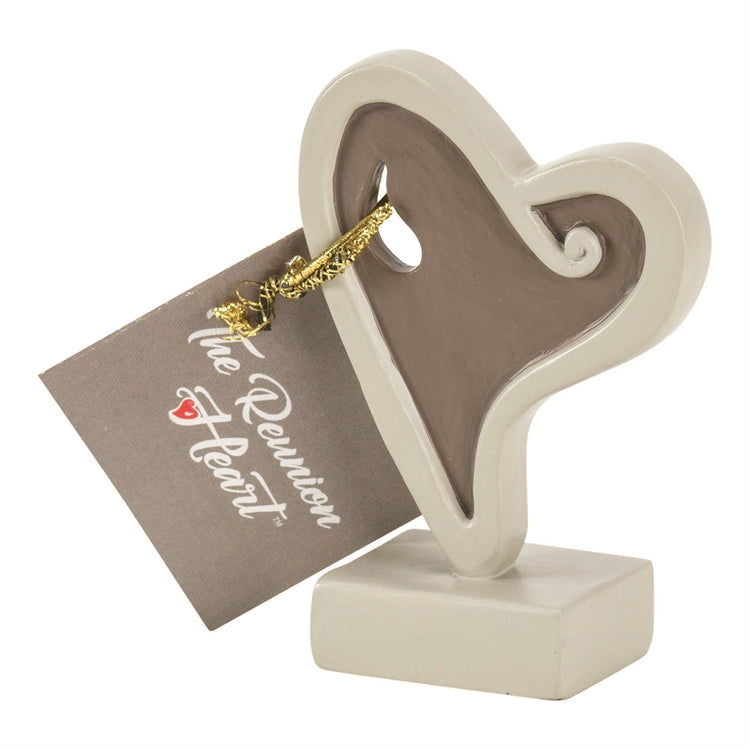 Reunion heart figurine