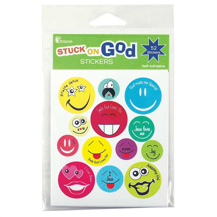 Smileys - 4 sheets with 13 stickers