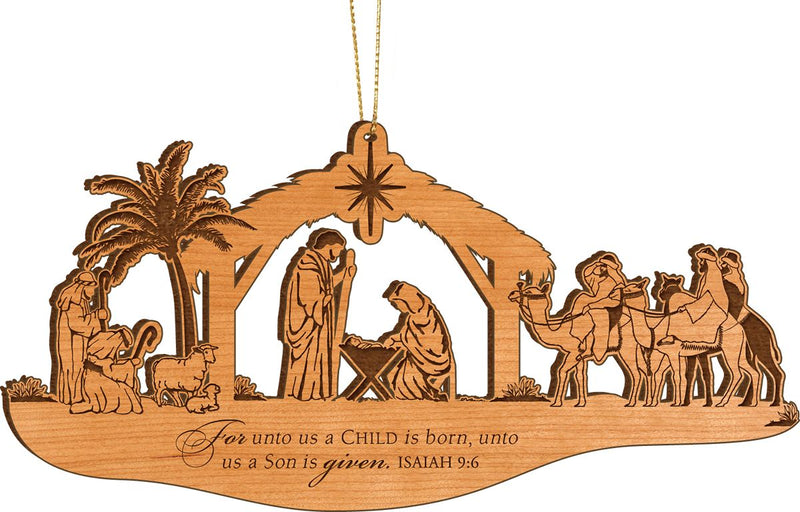 For unto us a Child is born - Ornament