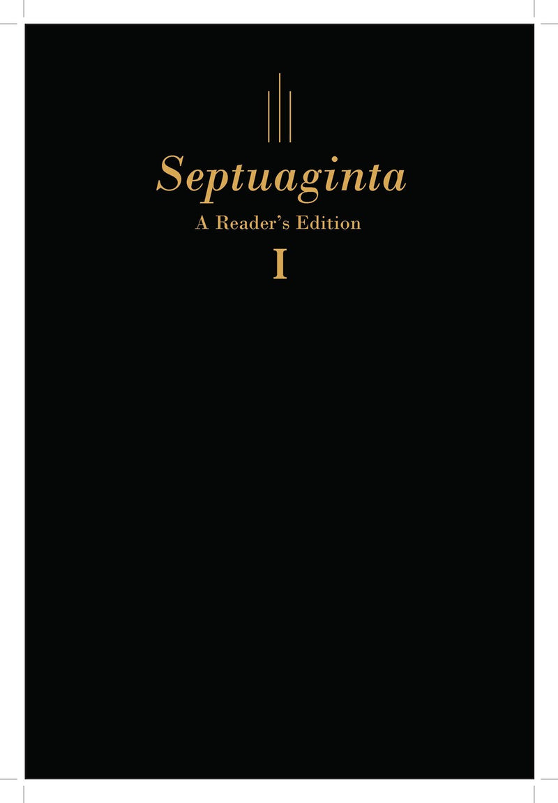 Septuaginta: A Reader's Edition-Flexisoft 