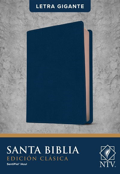 Span-NTV Holy Bible  Classic Edition (Santa Biblia  Edicion Clasica)-Blue LeatherLike