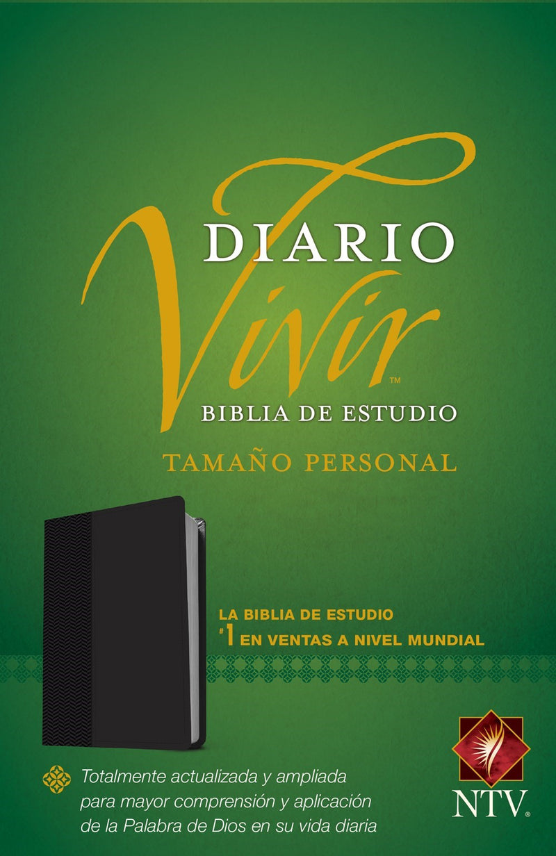 Span-NTV Life Application Study Bible/Personal Size (Biblia De Estudio Del Diario Vivir)-Black LeatherLike 