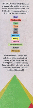 KJV Regenboog Studiebijbel - Hardcover