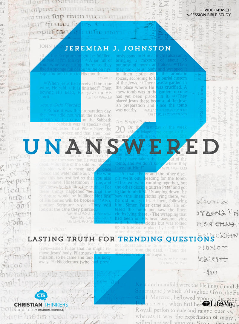 Unanswered Personal Bible Study Book