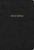 KJV Large Print Thinline Bible-Black LeatherTouch