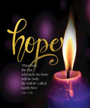 Bulletin-Advent Week 1: Candle  Hope  Scripture-Legal Size (Pack Of 50)