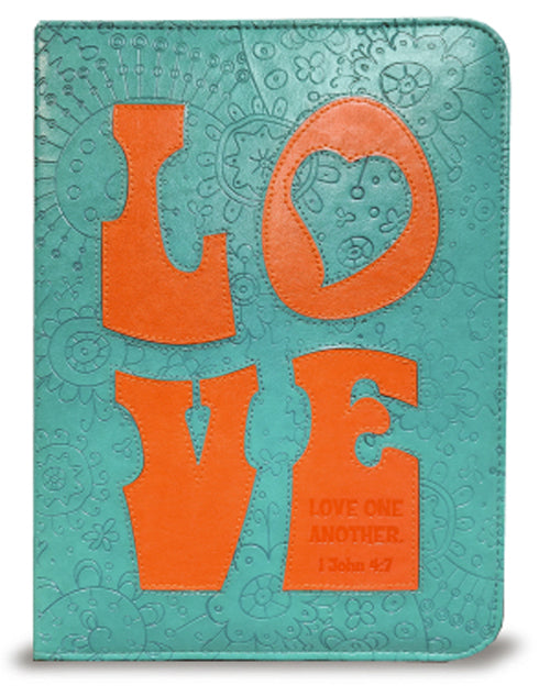 Love - Aqua - 15,5 x 23 x 4,5 cm