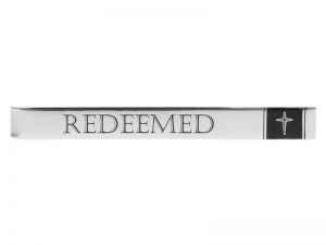 Tie bar etched Redeemd