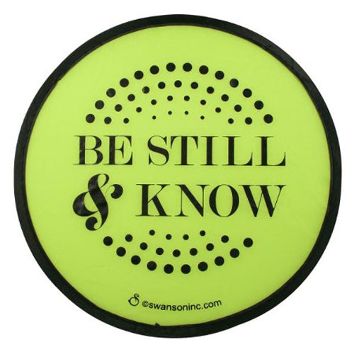 Be still - Frisbee/Hand fan in pouch