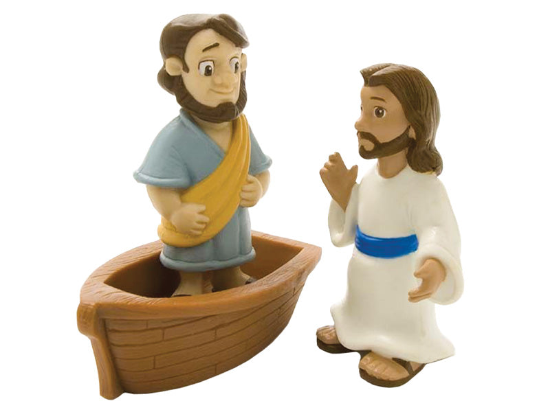 Toy Figurine Jesus Walks On Water