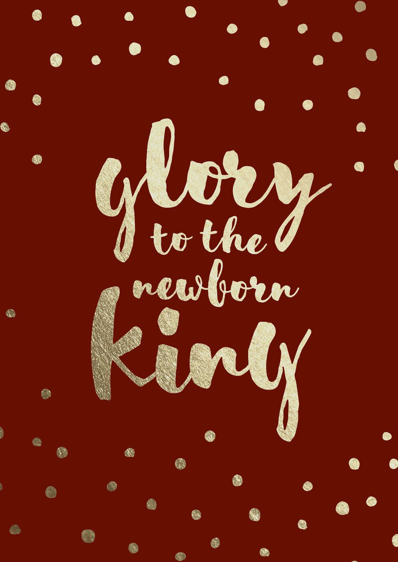 Boxed Cards: Pack of 6 (with env) - Glory to the Newborn King