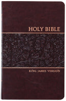 KJV Holy Bible/Personal Size-MulberryFaux Leather