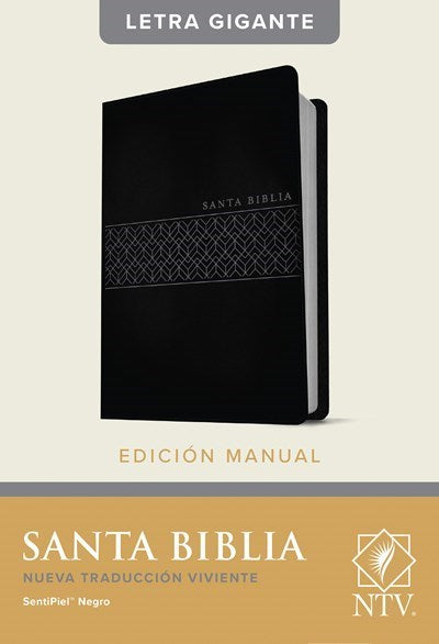 Span-NTV Handy Size Bible/Large Print (Santa Biblia  Edicion Manual  Letra Gigante)-Black LeatherLike