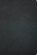 Span-RVR 1960 Deluxe Bible (Holman Handcrafted Collection) (Biblia Deluxe)-Black Premium Goatskin