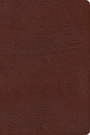 CSB Large Print Thinline Bible-Brown Bonded Leather