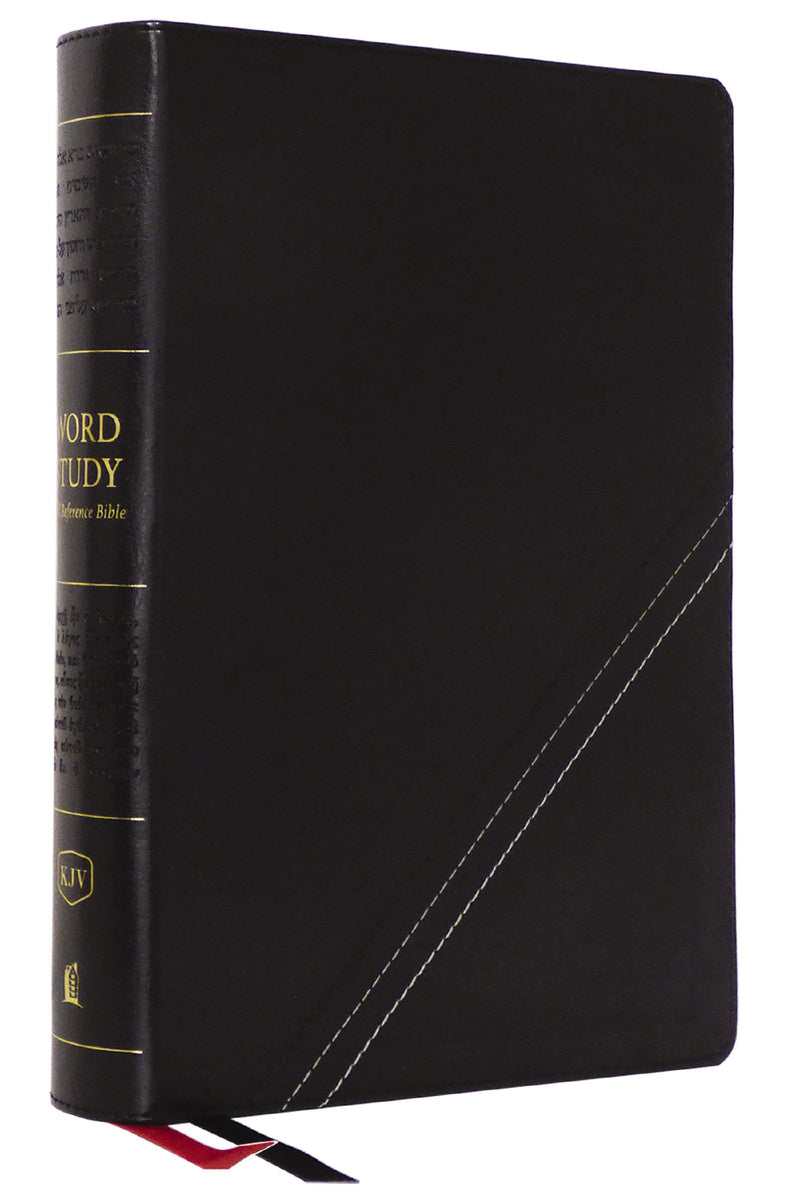 KJV Word Study Reference Bible (Comfort Print)-Black Leathersoft