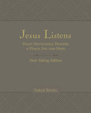 Jesus Listens Note-Taking Edition-Gray Leathersoft