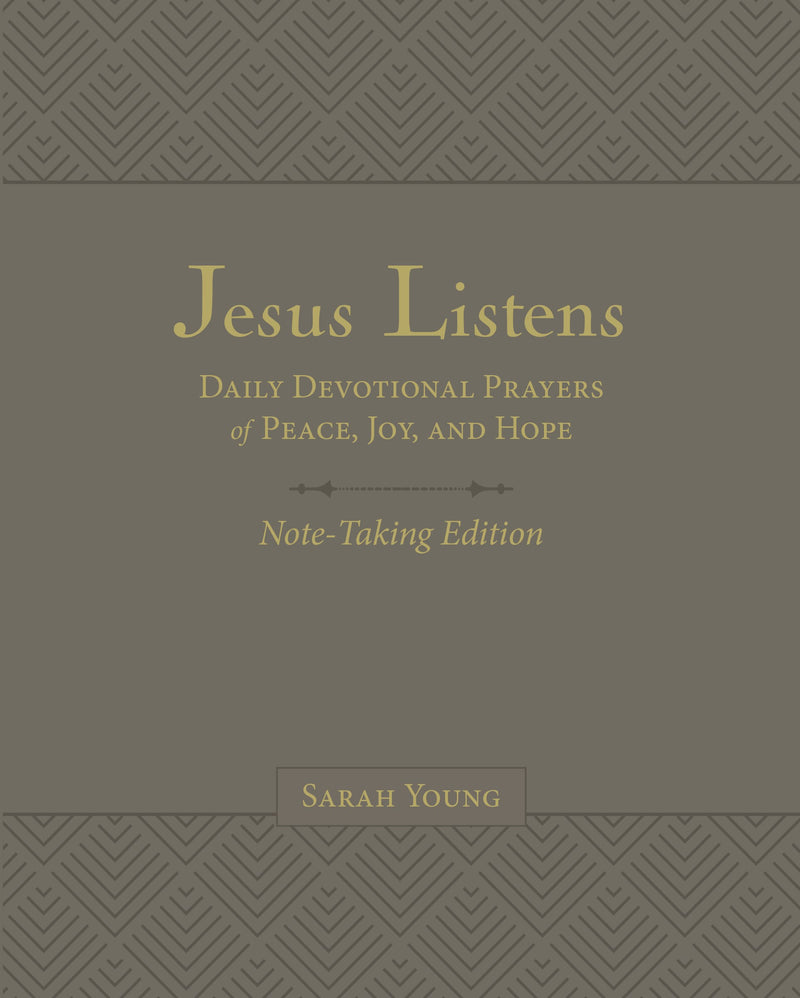 Jesus Listens Note-Taking Edition-Gray Leathersoft