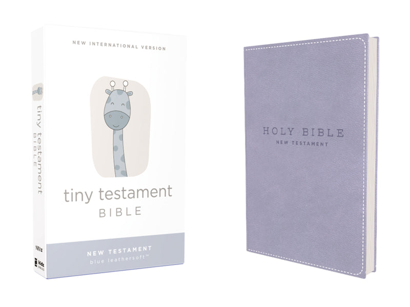 NIV Tiny New Testament Bible (Comfort Print)-Blue Leathersoft