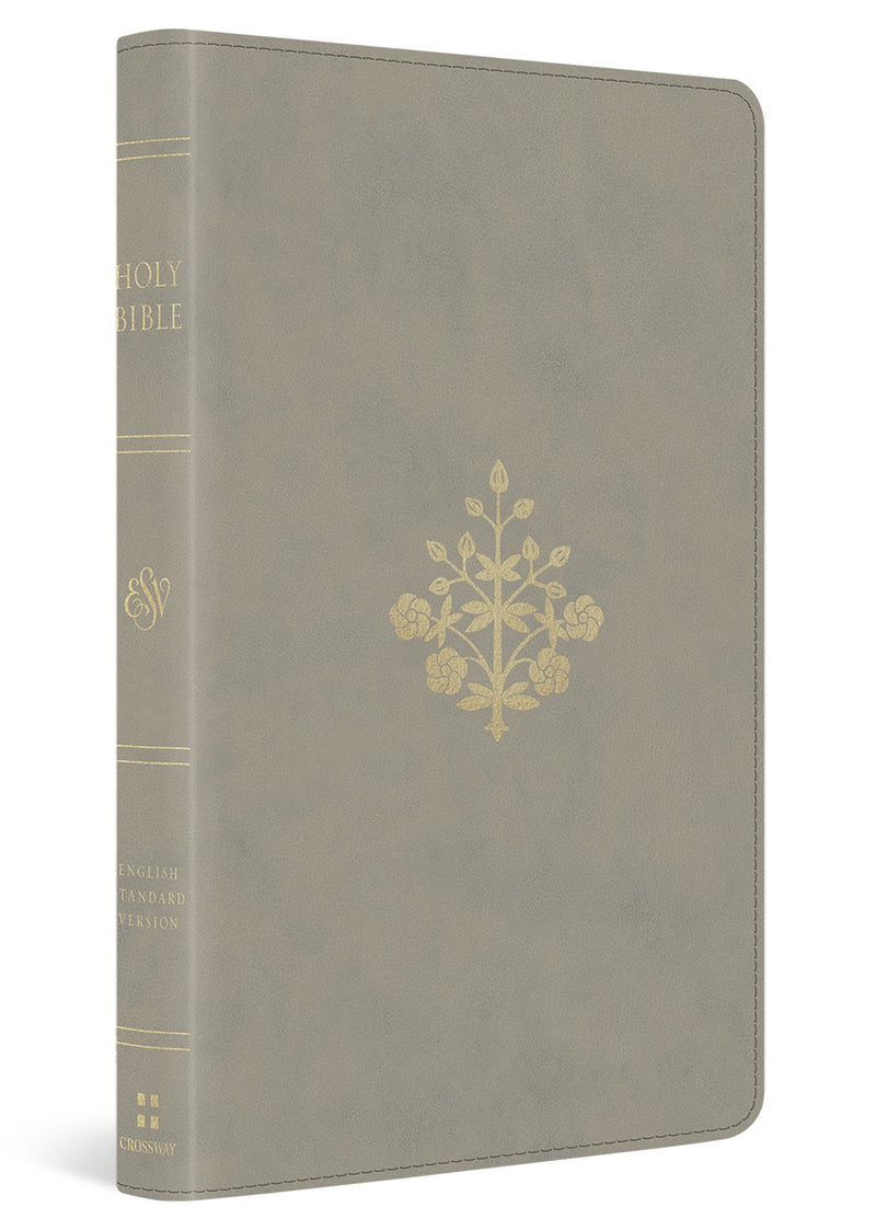 ESV Thinline Bible-Stone  Branch Design TruTone